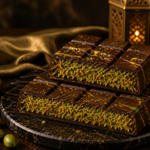 Dubai Dark Pistachio Knafeh Bar (100–120g)