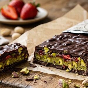 Dubai Strawberry Pistachio Chocolate Bar (100–120g)