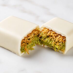 Dubai White Pistachio Knafeh Bar (100–120g)