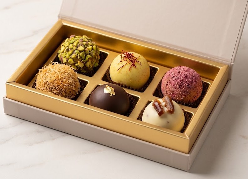 Assorted Dubai Dessert Truffles (6 pieces)