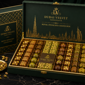 Dubai Velvet Royal Pistachio Grand Box