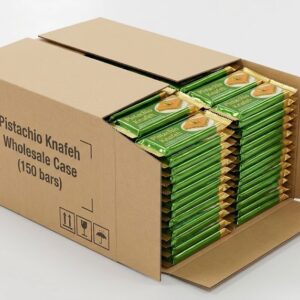Pistachio Knafeh Wholesale Case (150 bars)
