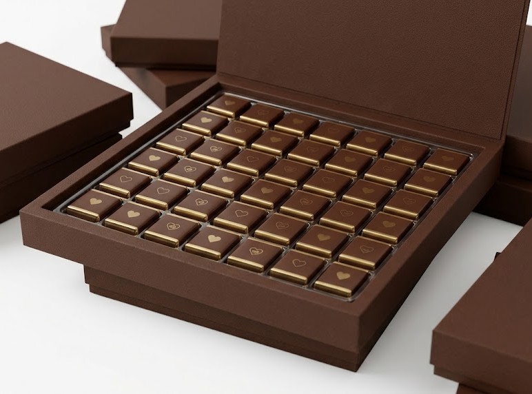 Wedding & Event Mini Chocolate Box (50 Pieces)